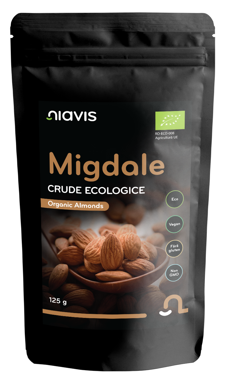 Migdale crude Ecologice/Bio 125g