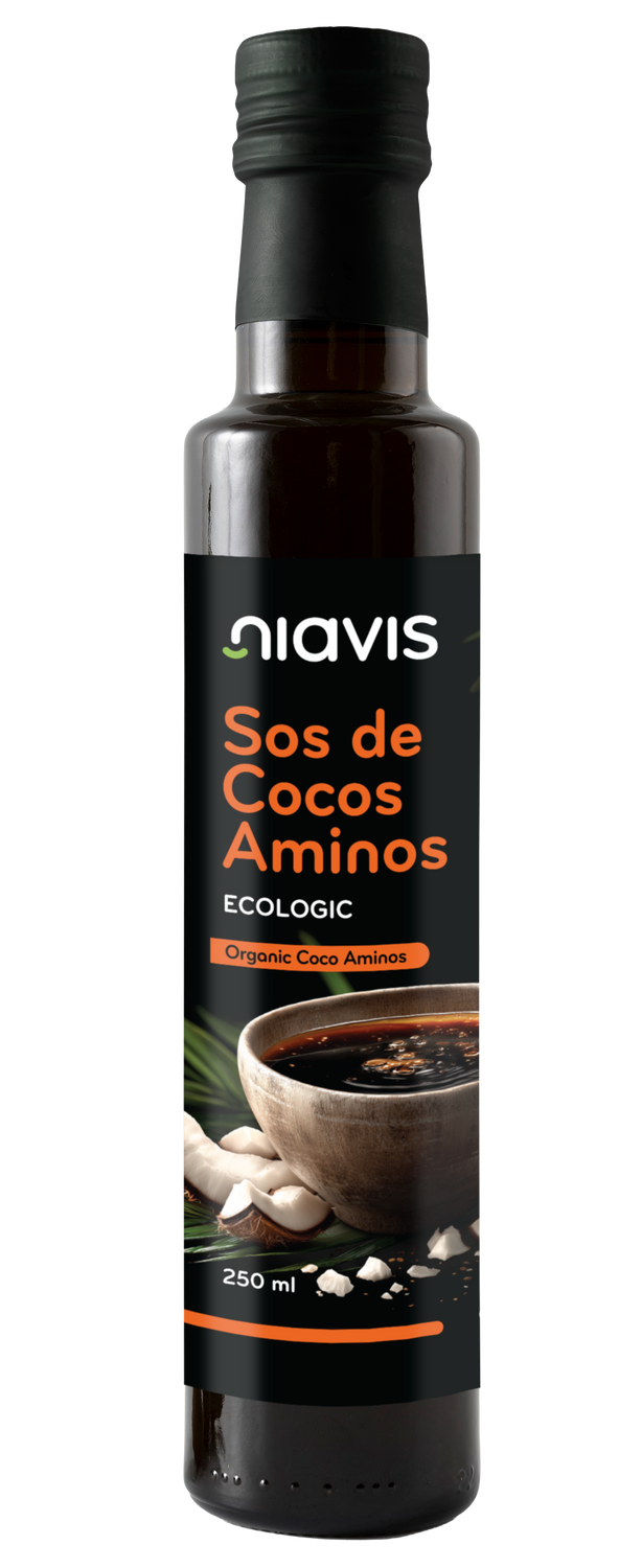 Sos de Cocos Aminos Ecologic 250ml – Gustul Natural și Sănătos
