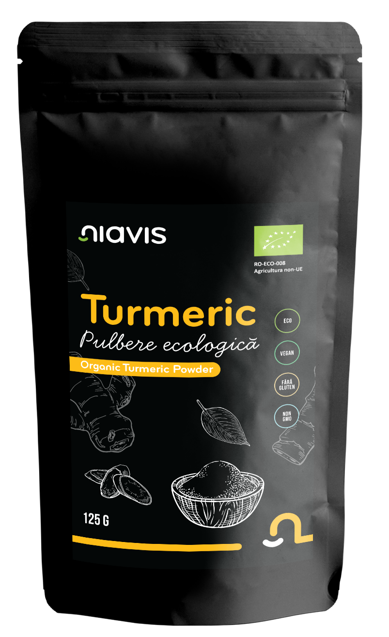 Turmeric Pulbere Ecologica/Bio 125g