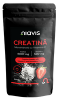 Creatina Monohidrata cu Vitamina C - Gust de Capsuni 200g