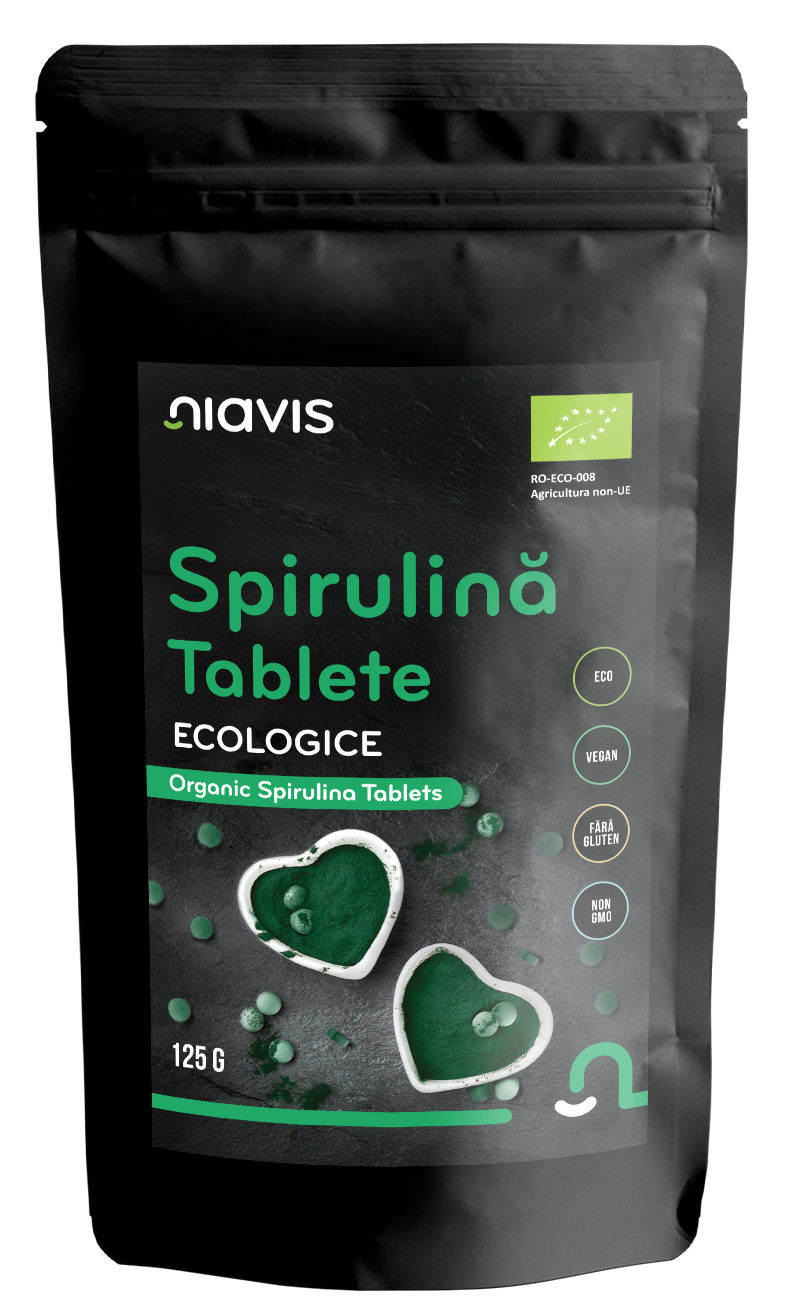 Spirulina Tablete Ecologice/BIO  125g