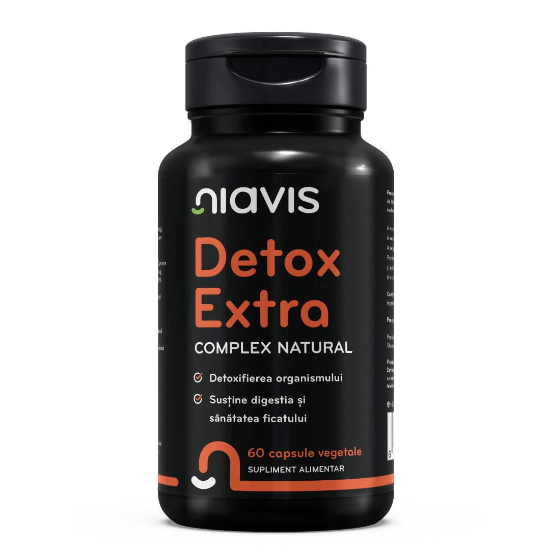 Detox Extra Complex Natural 60 cps - Supliment pentru un stil de viață sănătos