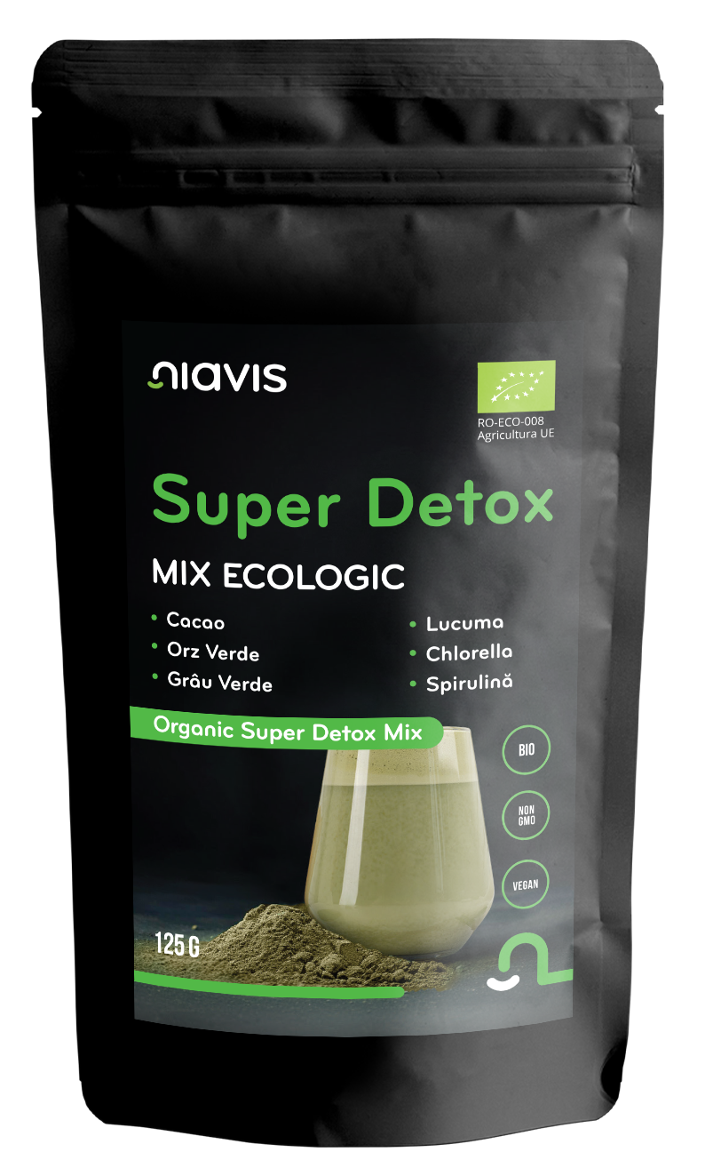 Super Detox Mix Ecologic/BIO 125g - Detoxifiere Naturală