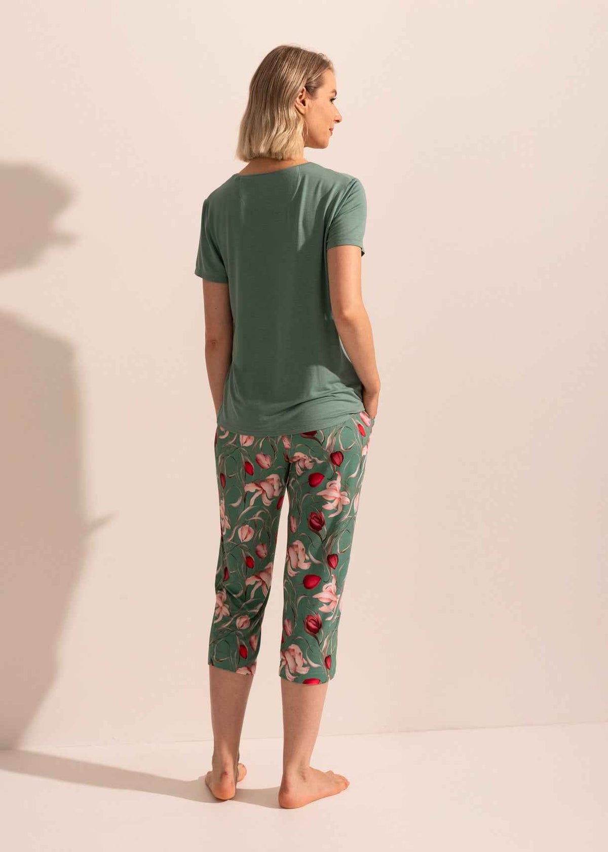 Pijama Damă Flora Modal
