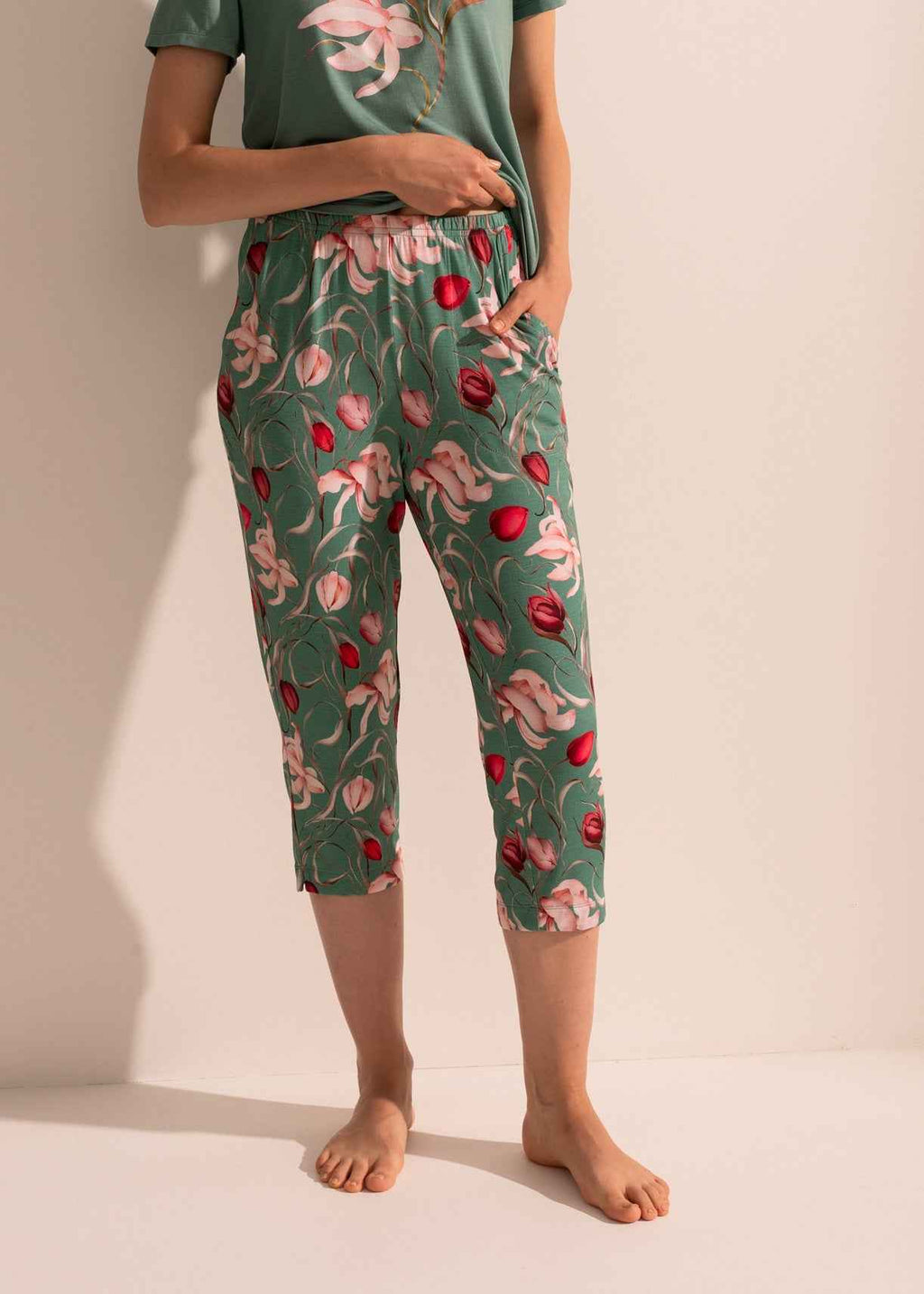 Pijama Damă Flora Modal