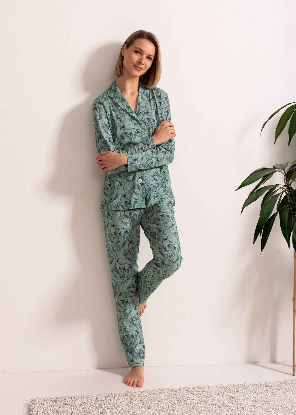 Pijama Damă Marla Romantic Modal